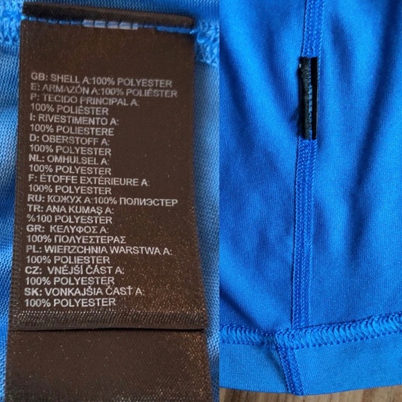 THE NORTH FACE FlashDry Tee Shirt Short Sleeve Activewear Medium Blue Women’s - Picture 8 of 16